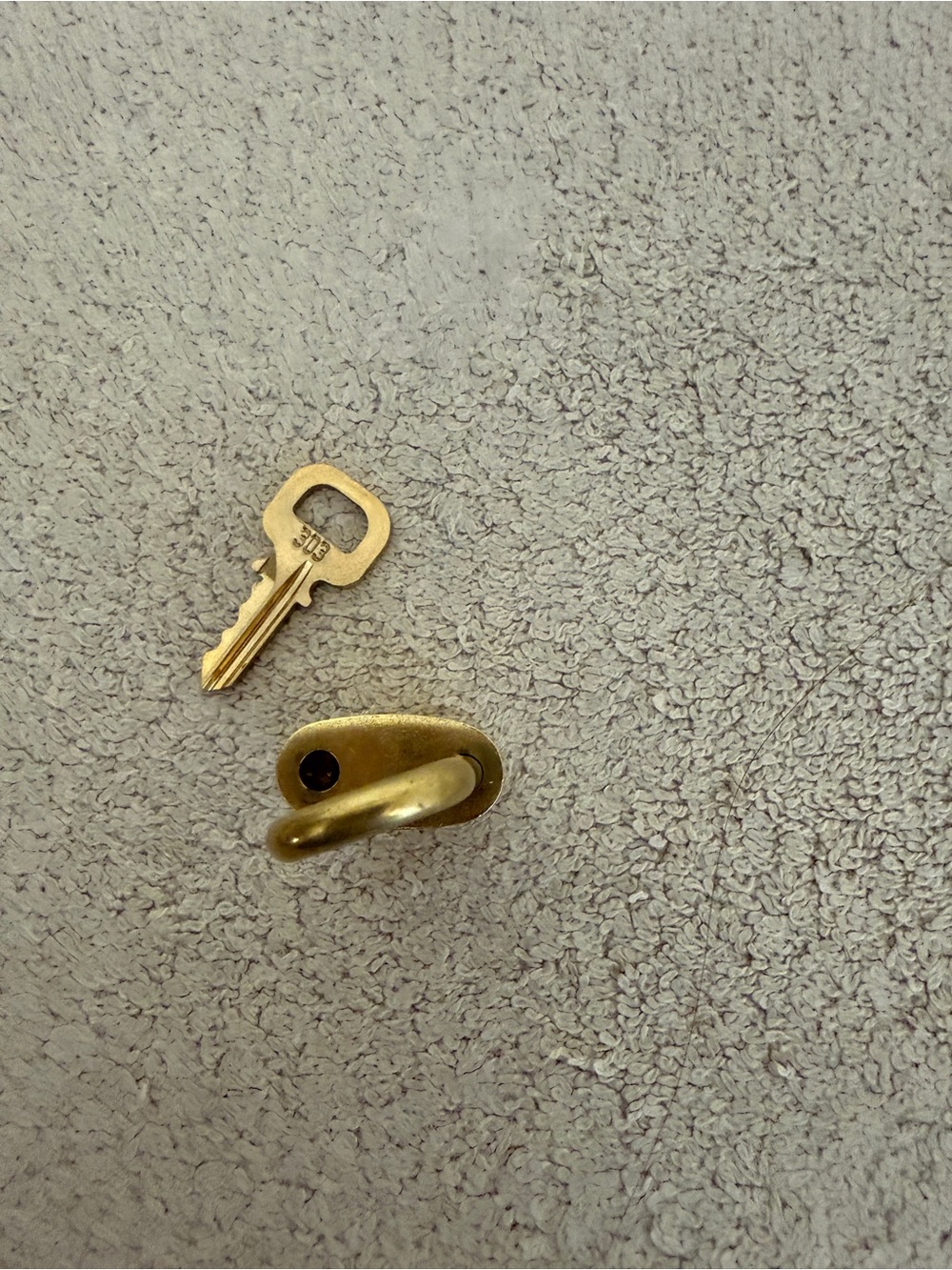 Louis Vuitton Gold-tone Padlock and Key Set - Picture 3 of 5